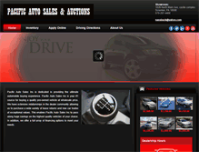 Tablet Screenshot of pacificauto123.com